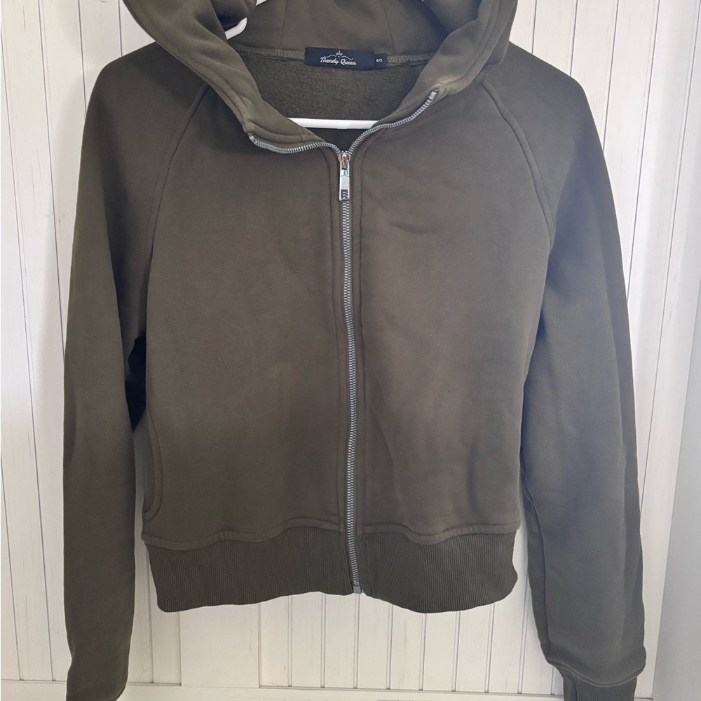 Women's Olive Green Hoodie